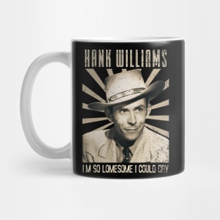 Hank Williams Original Aesthetic Tribute 〶 Mug